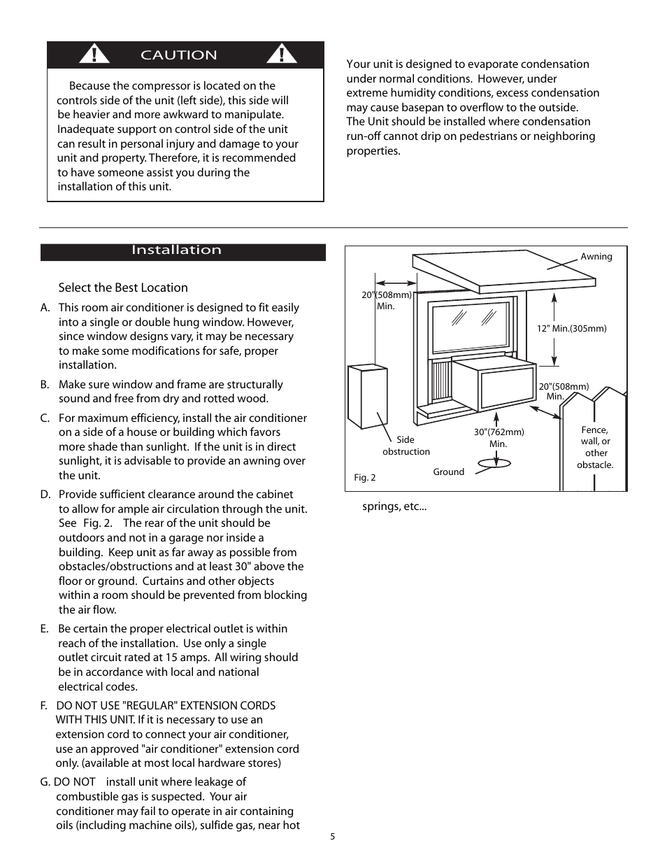 Danby DAC7037M User Manual | Page 6 / 12