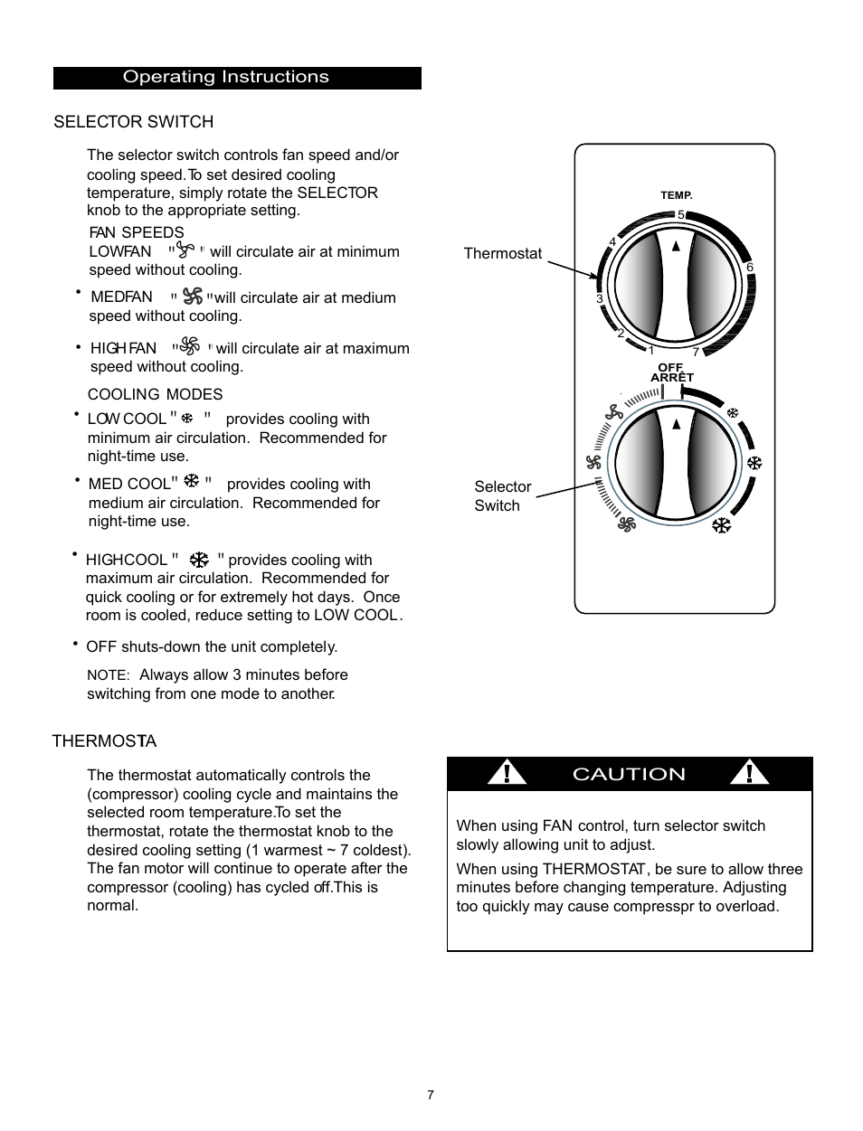 Danby DAC7037M User Manual | Page 8 / 12