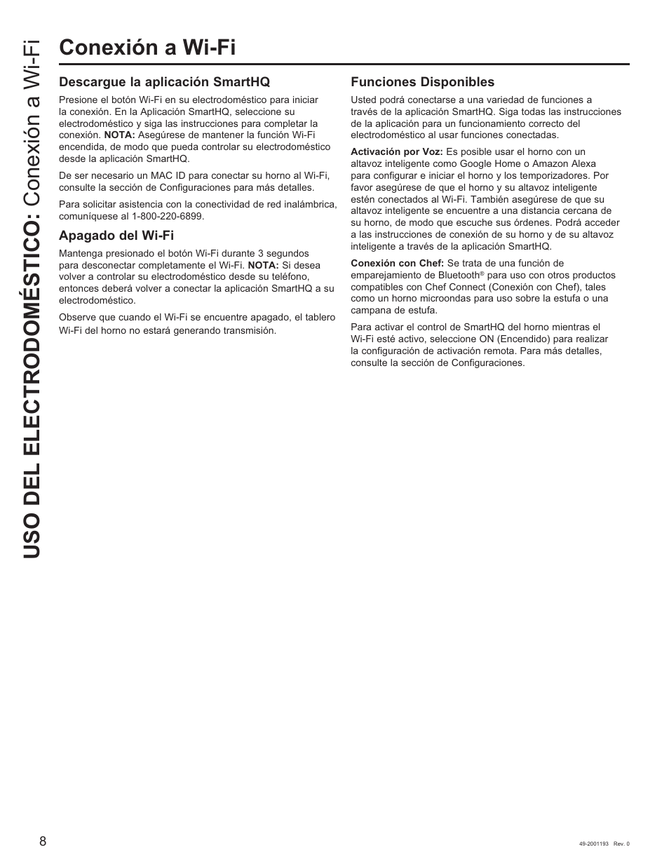 GE 600 Series 30 Inch Slide-In Gas Smart Range Owners Guide User Manual | Page 44 / 72