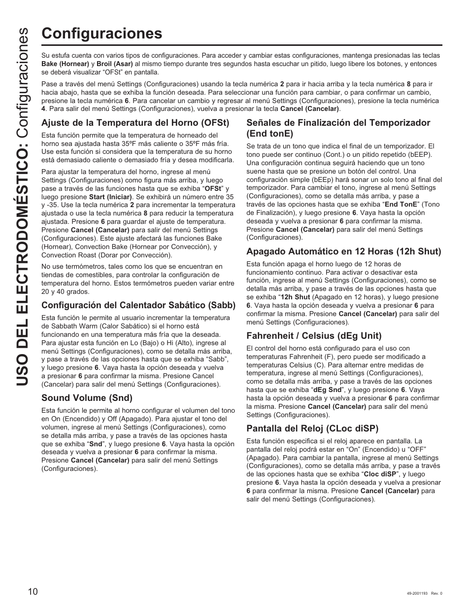 GE 600 Series 30 Inch Slide-In Gas Smart Range Owners Guide User Manual | Page 46 / 72