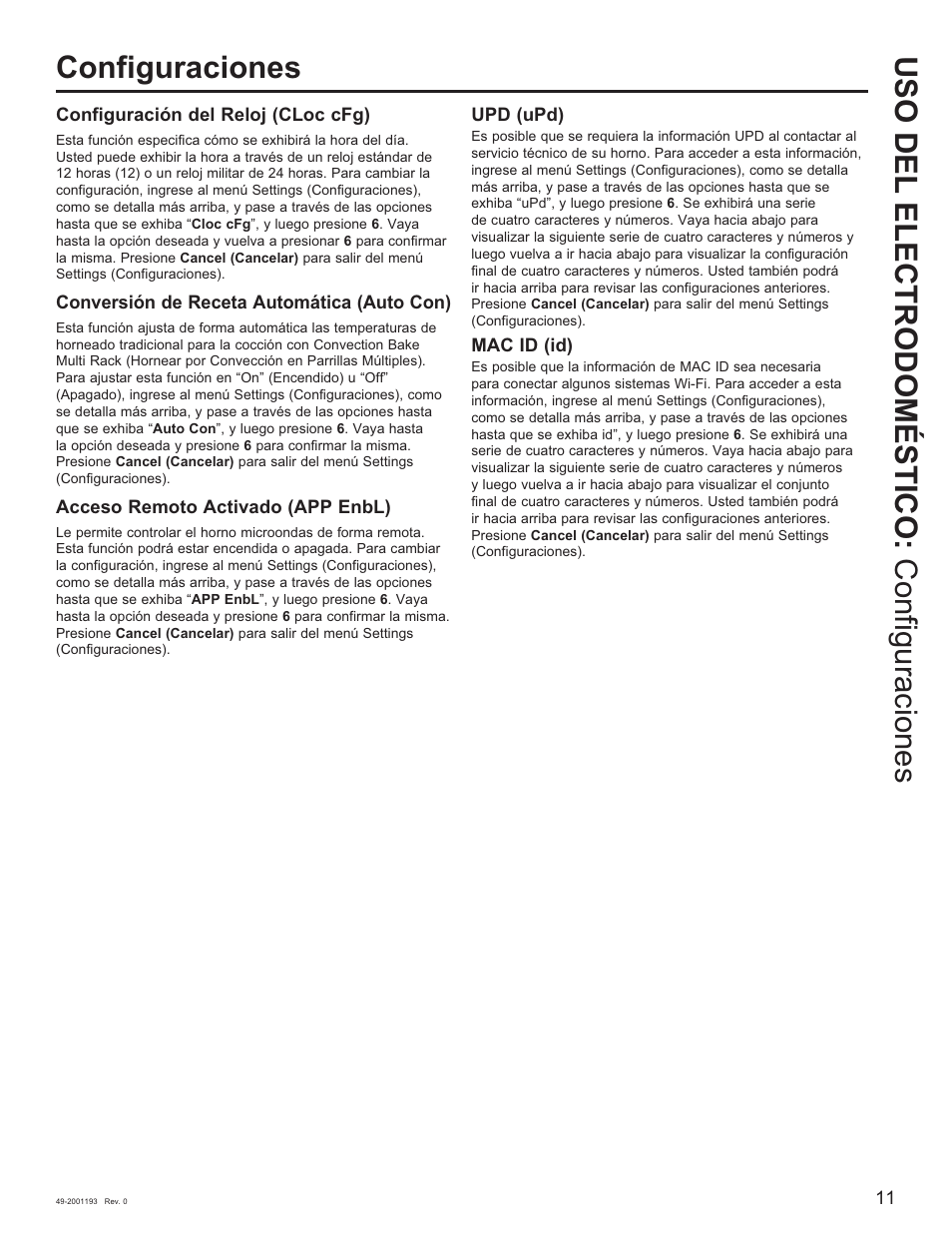 GE 600 Series 30 Inch Slide-In Gas Smart Range Owners Guide User Manual | Page 47 / 72