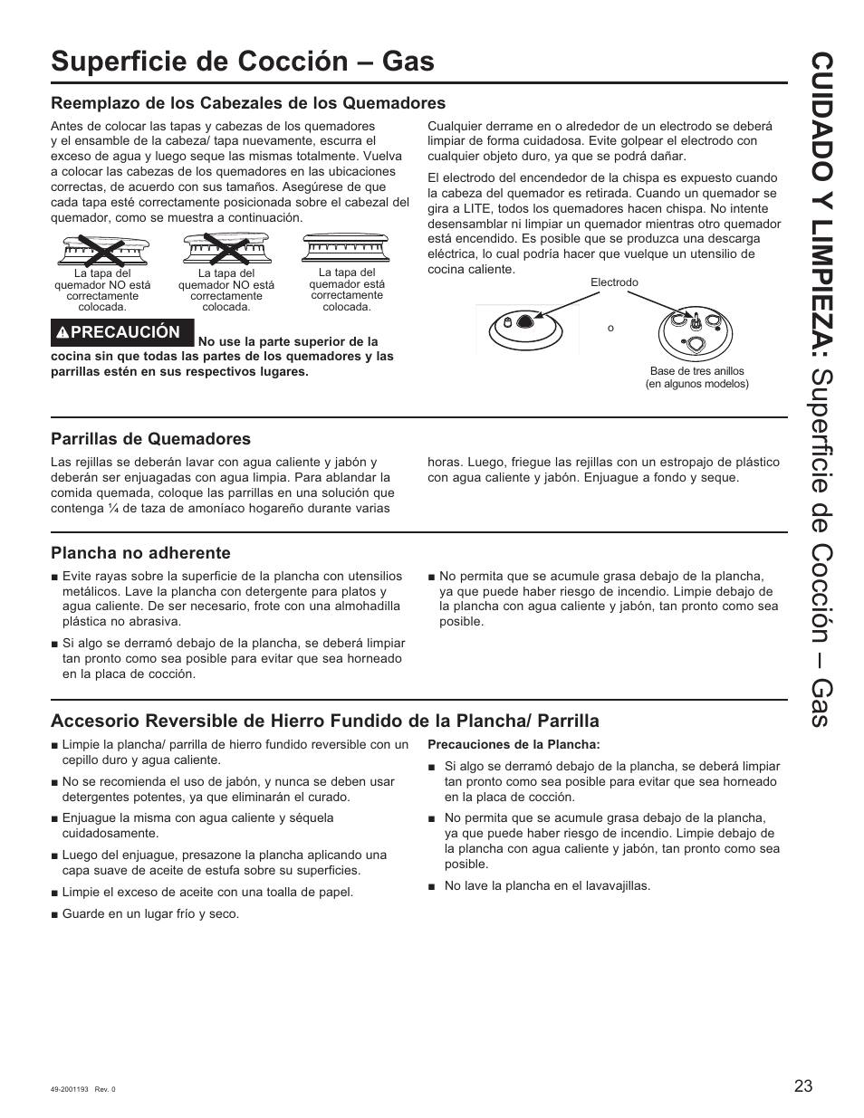 GE 600 Series 30 Inch Slide-In Gas Smart Range Owners Guide User Manual | Page 59 / 72