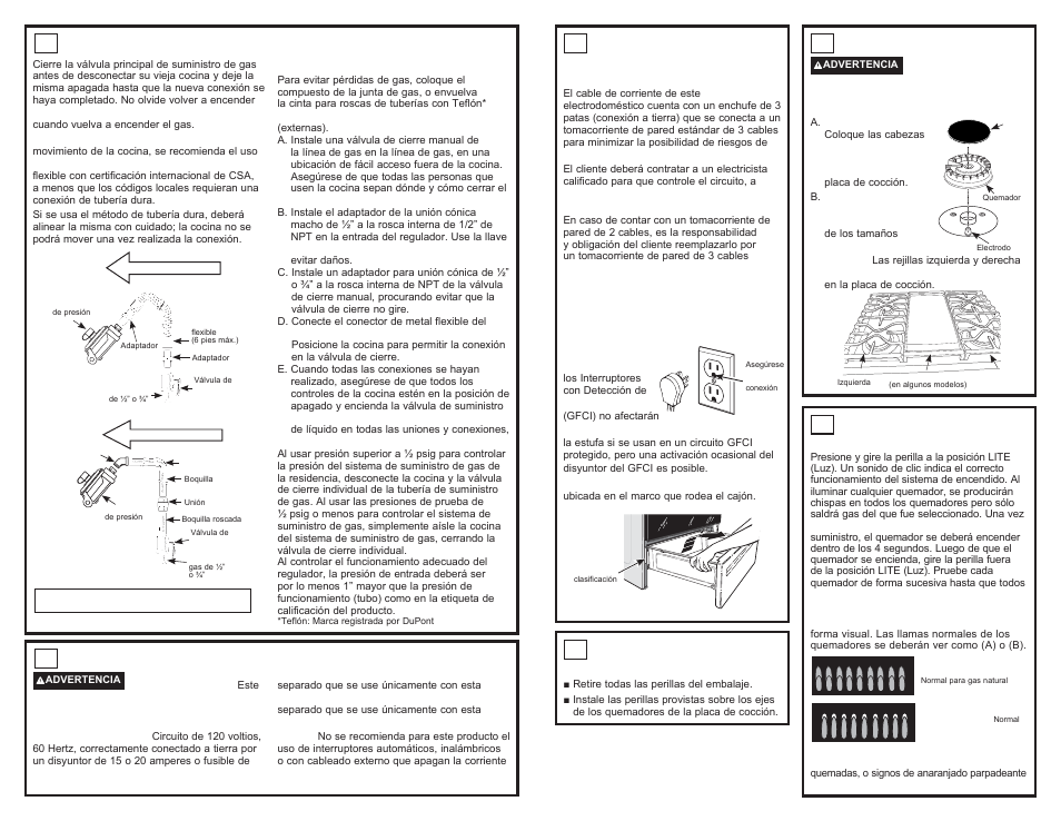 GE 600 Series 30 Inch Slide-In Gas Smart Range Installation Instructions User Manual | Page 7 / 8