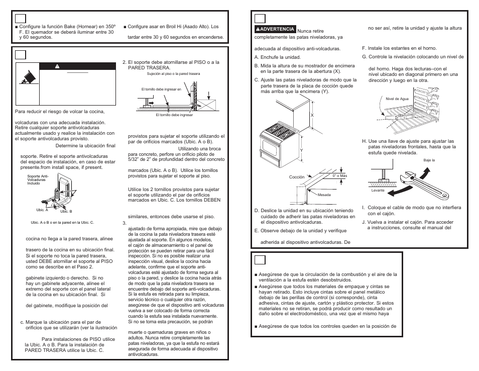 GE 600 Series 30 Inch Slide-In Gas Smart Range Installation Instructions User Manual | Page 8 / 8