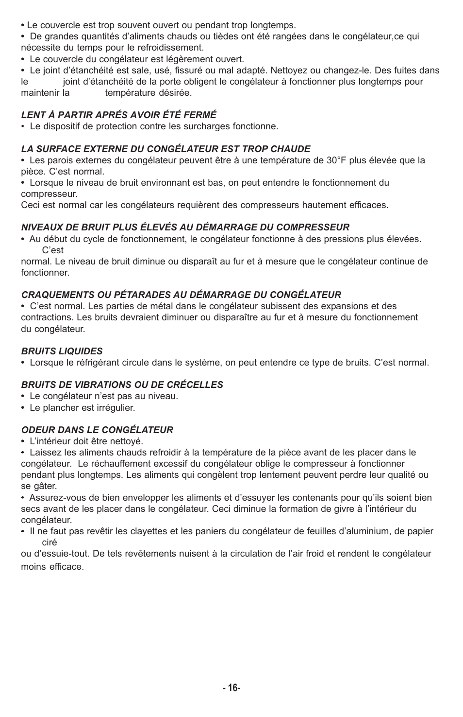 Danby DCF1014WE User Manual | Page 17 / 28