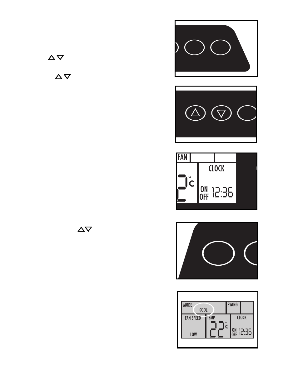 Fan swi ng wat er full run i/o mode fan | Danby DCAP 12030 User Manual | Page 19 / 65