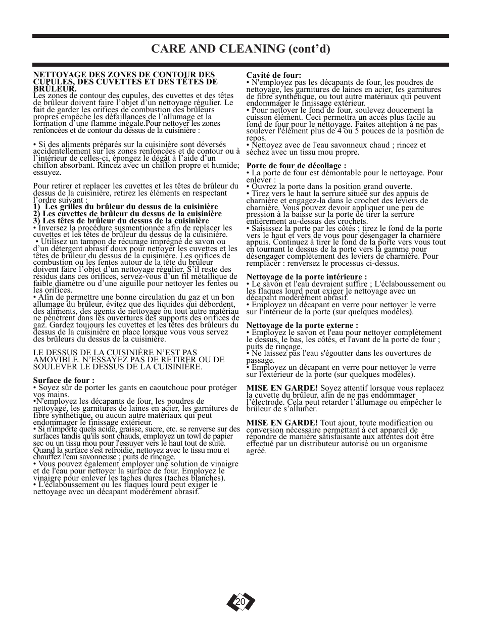 Care and cleaning (cont’d) | Danby DR2099BLGLP User Manual | Page 32 / 35