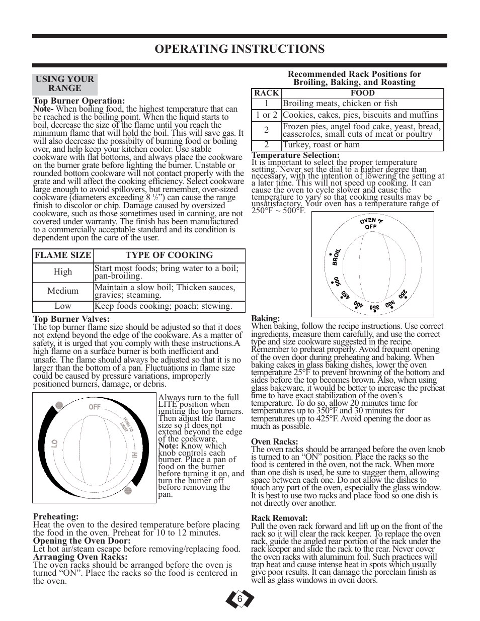 Operating instructions | Danby DR2099BLGLP User Manual | Page 7 / 35