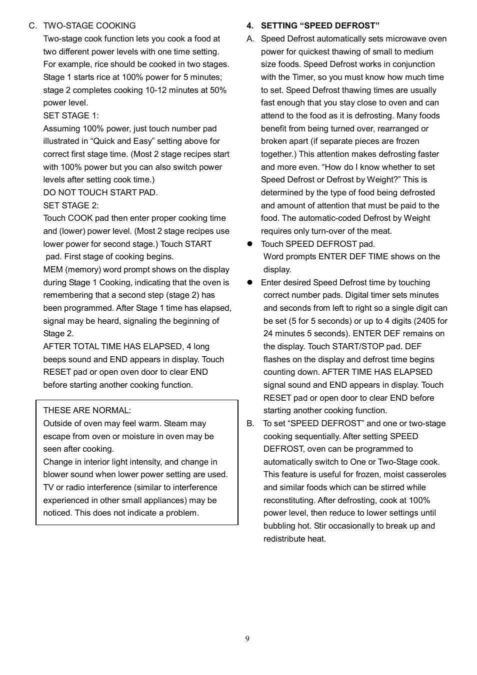 Danby DMW945SS User Manual | Page 12 / 20