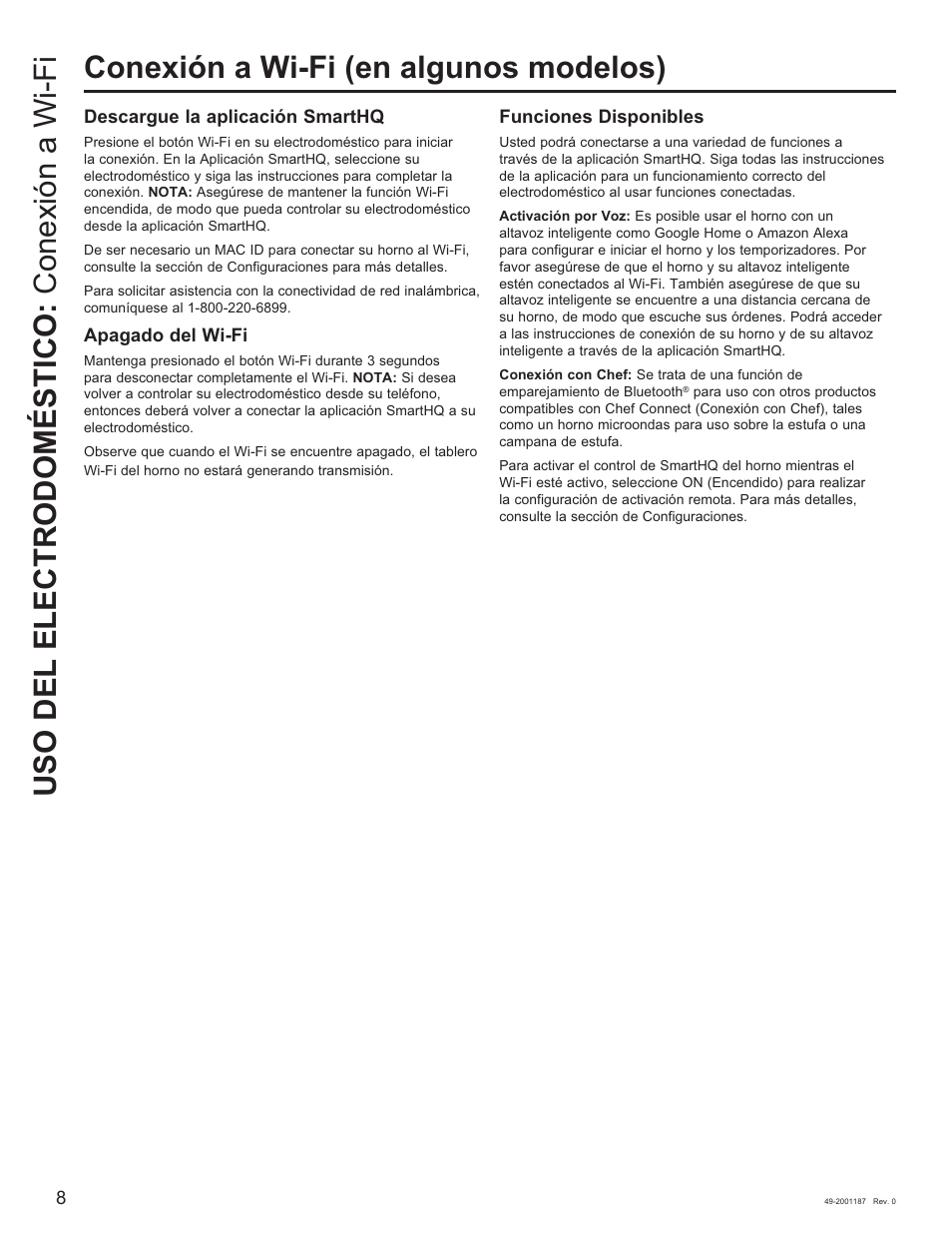 GE 500 Series 30 Inch Slide-In Gas Range Owners Guide User Manual | Page 42 / 68