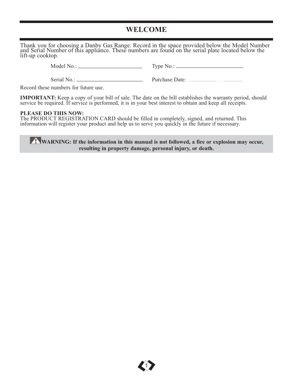 Welcome | Danby DR3099WGLP User Manual | Page 2 / 35