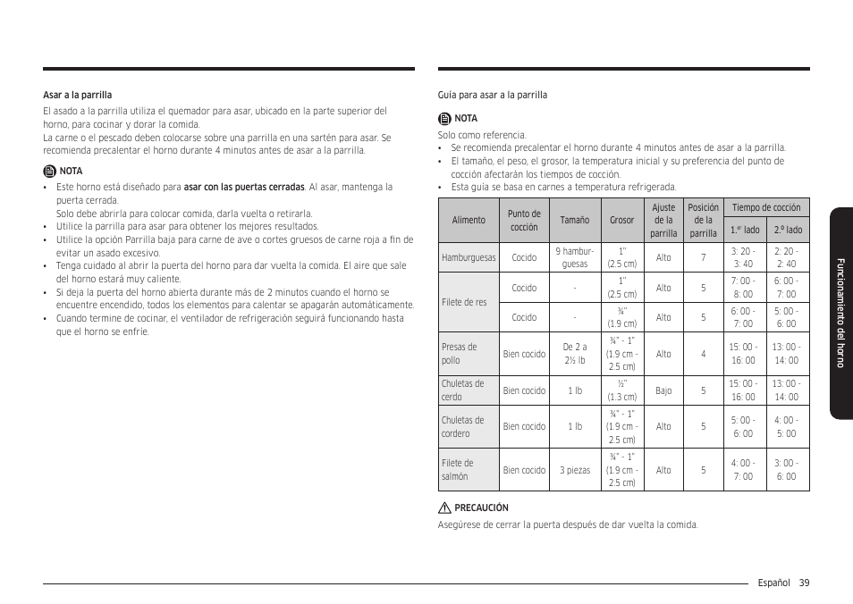 Samsung 30 Inch Smart Slide-In Induction Range Owners Guide User Manual | Page 109 / 210