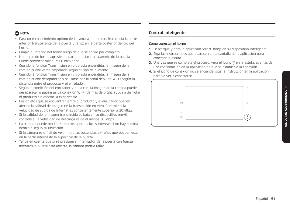 Control inteligente | Samsung BESPOKE 30 Inch Smart Slide-In Induction Range Owners Guide User Manual | Page 125 / 234