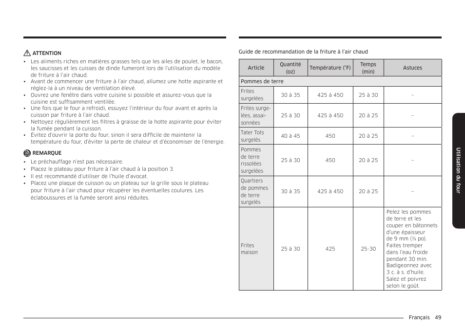Samsung BESPOKE 30 Inch Smart Slide-In Induction Range Owners Guide User Manual | Page 201 / 234
