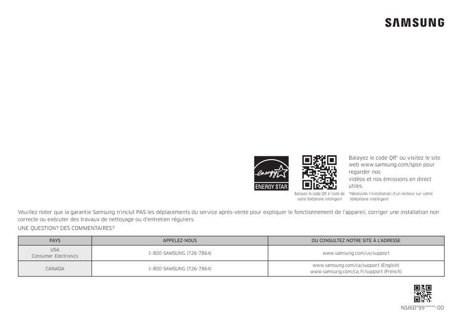 Samsung BESPOKE 30 Inch Smart Slide-In Induction Range Owners Guide User Manual | Page 234 / 234