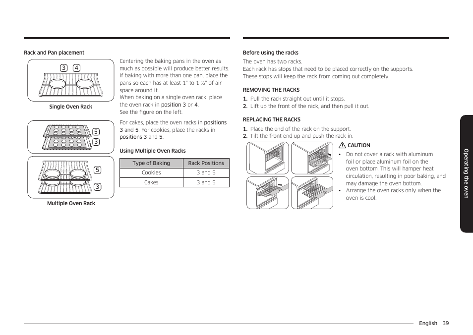 Samsung BESPOKE 30 Inch Smart Slide-In Induction Range Owners Guide User Manual | Page 39 / 234