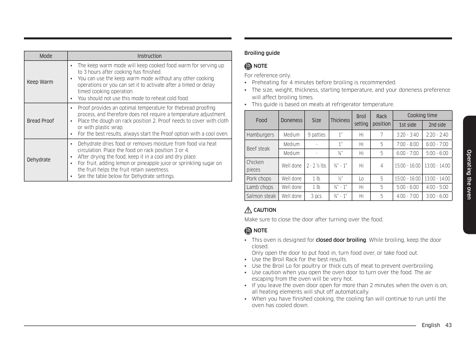 Samsung BESPOKE 30 Inch Smart Slide-In Induction Range Owners Guide User Manual | Page 43 / 234