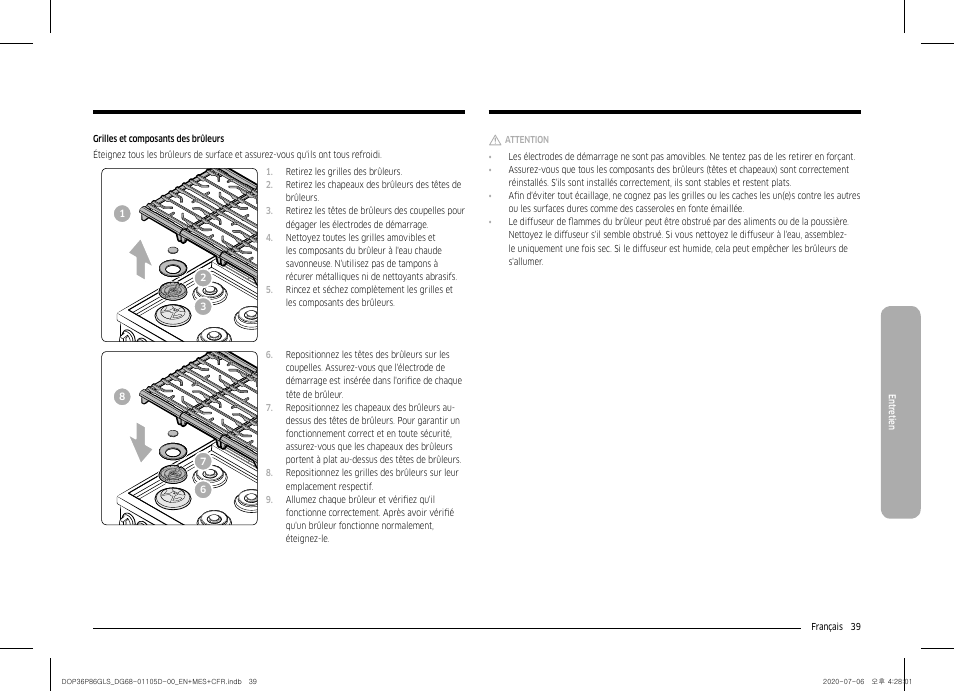 Dacor Transitional 36 Inch Freestanding Gas Smart Range Use & Care Manual User Manual | Page 151 / 168