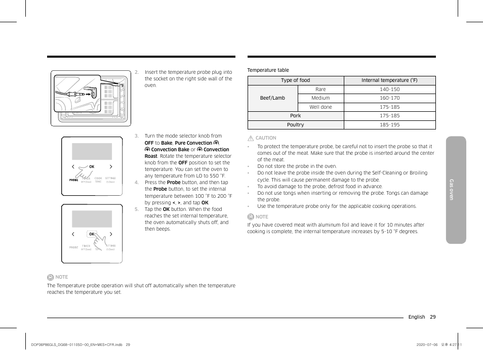 Dacor Transitional 36 Inch Freestanding Gas Smart Range Use & Care Manual User Manual | Page 29 / 168