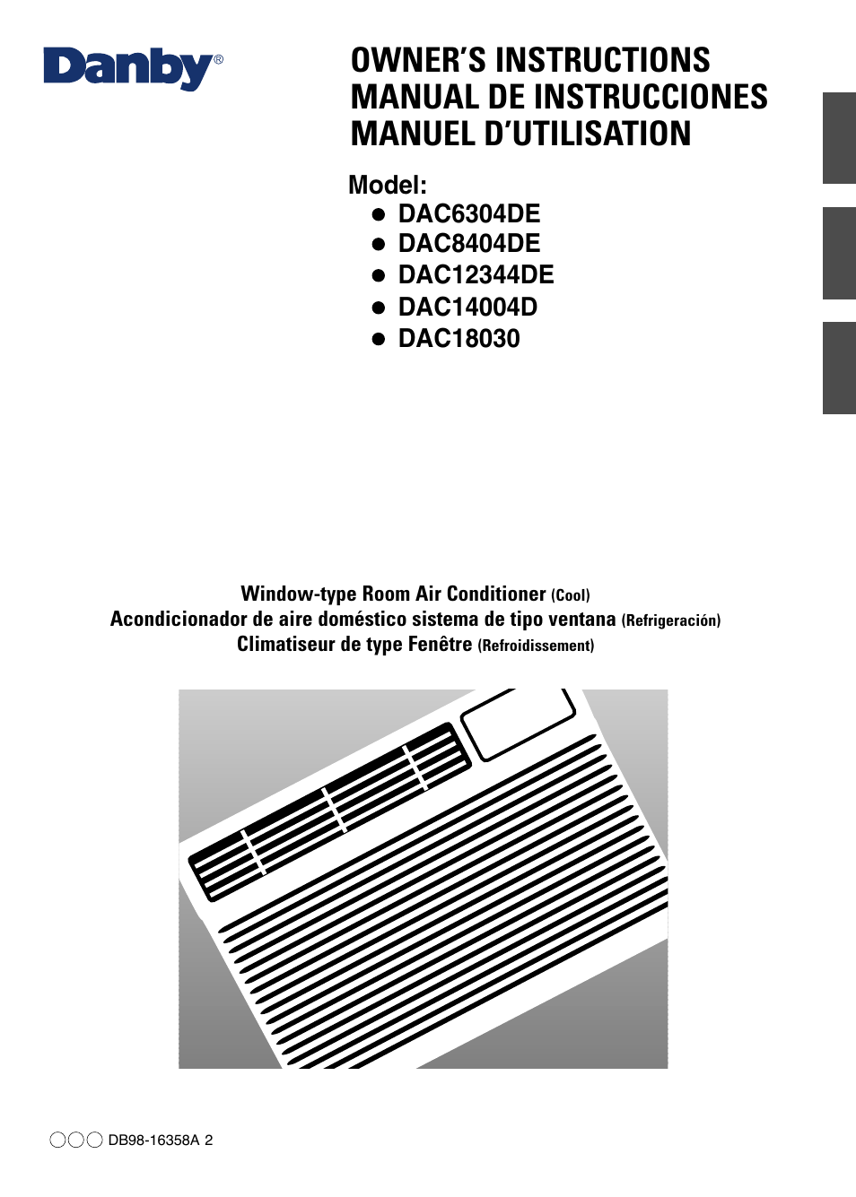 Danby DAC14004D User Manual | 58 pages