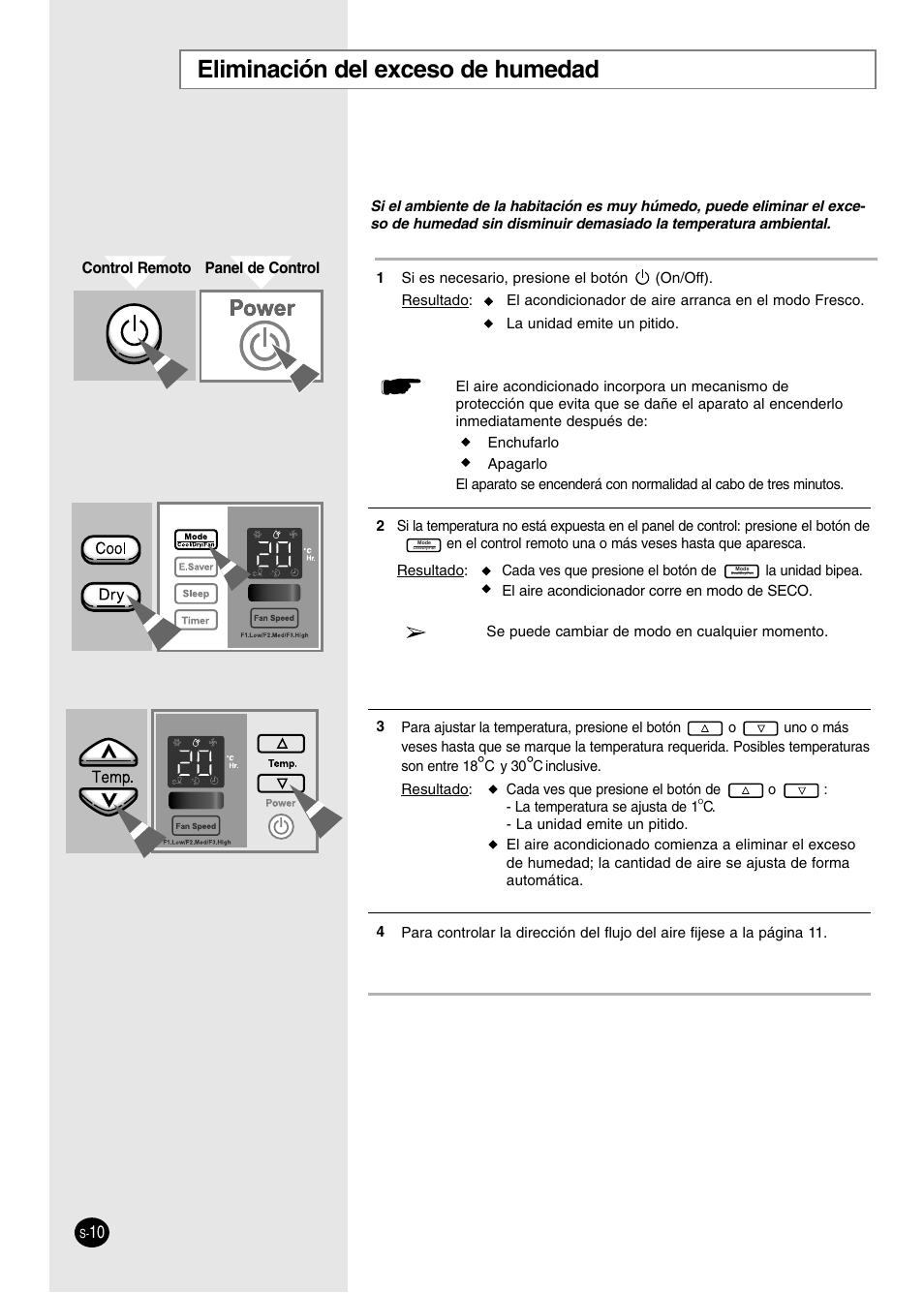 Eliminación del exceso de humedad | Danby DAC14004D User Manual | Page 28 / 58