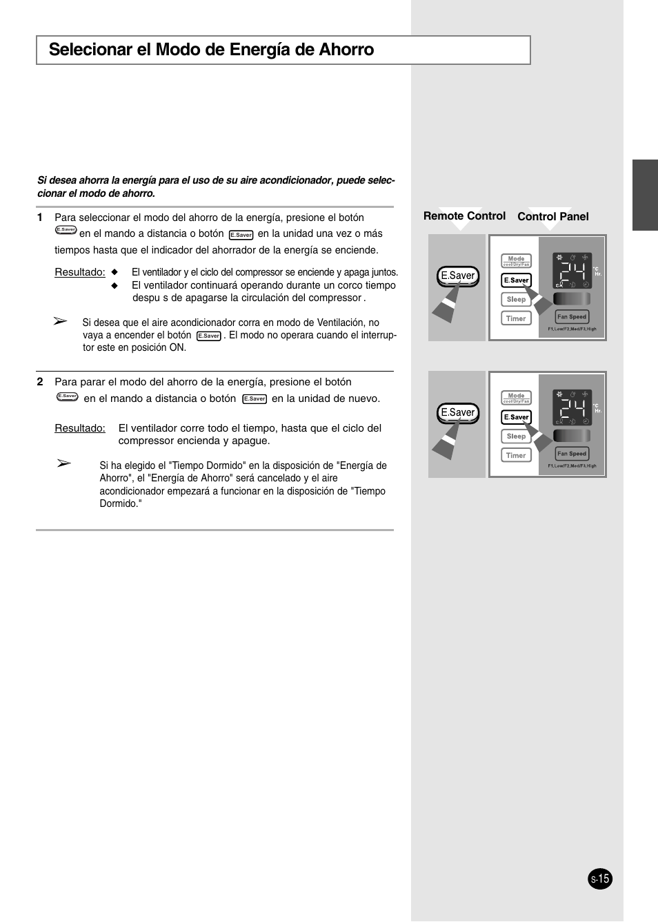 Selecionar el modo de energía de ahorro | Danby DAC14004D User Manual | Page 33 / 58