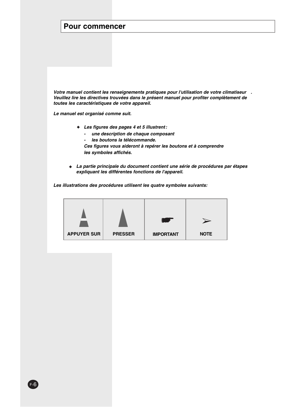Pour commencer | Danby DAC14004D User Manual | Page 42 / 58