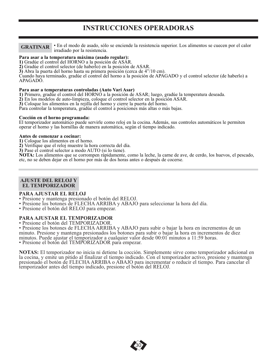 Instrucciones operadoras | Danby DER2099W User Manual | Page 29 / 32