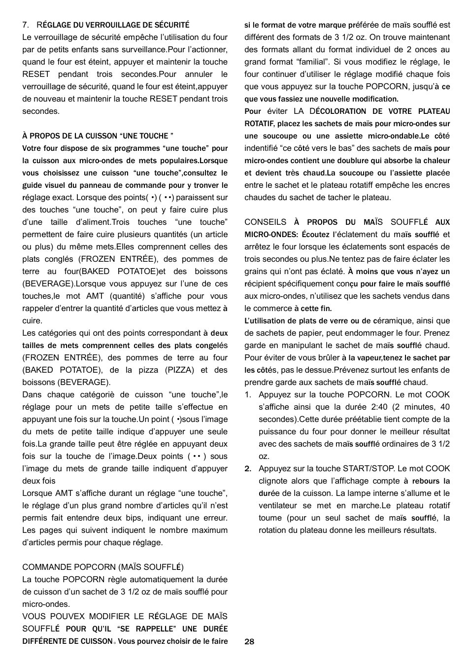 Danby DMW1158BL User Manual | Page 31 / 52