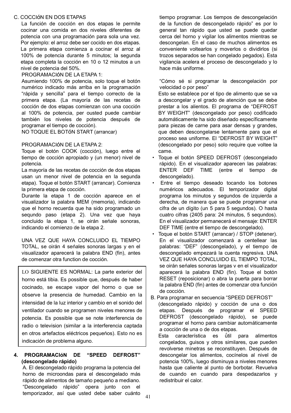 Danby DMW1158BL User Manual | Page 44 / 52