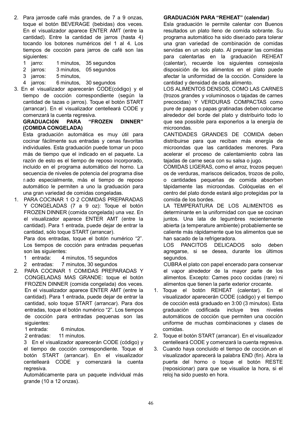 Danby DMW1158BL User Manual | Page 49 / 52