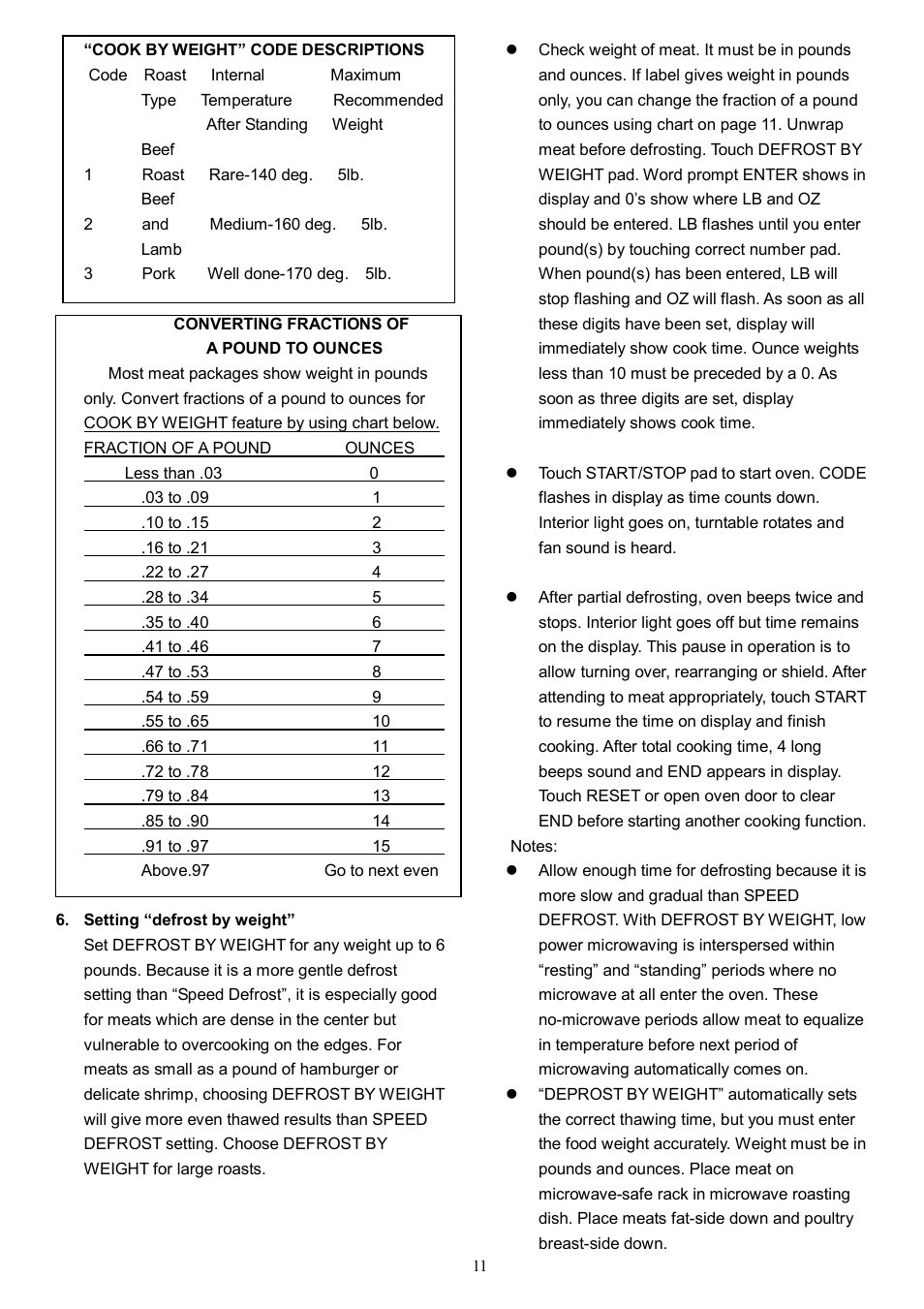 Danby DMW1147SS User Manual | Page 13 / 19