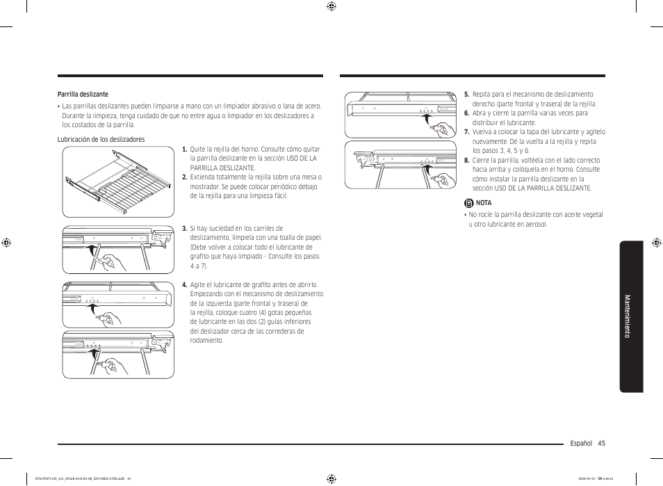 Samsung 30 Inch Slide-in Dual Fuel Smart Range Owner Manual User Manual | Page 113 / 204