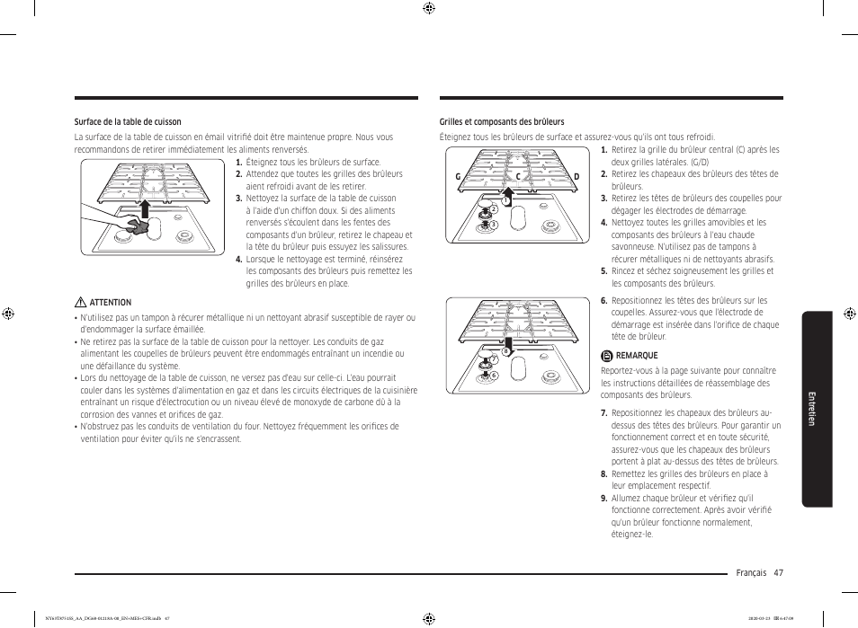 Samsung 30 Inch Slide-in Dual Fuel Smart Range Owner Manual User Manual | Page 183 / 204