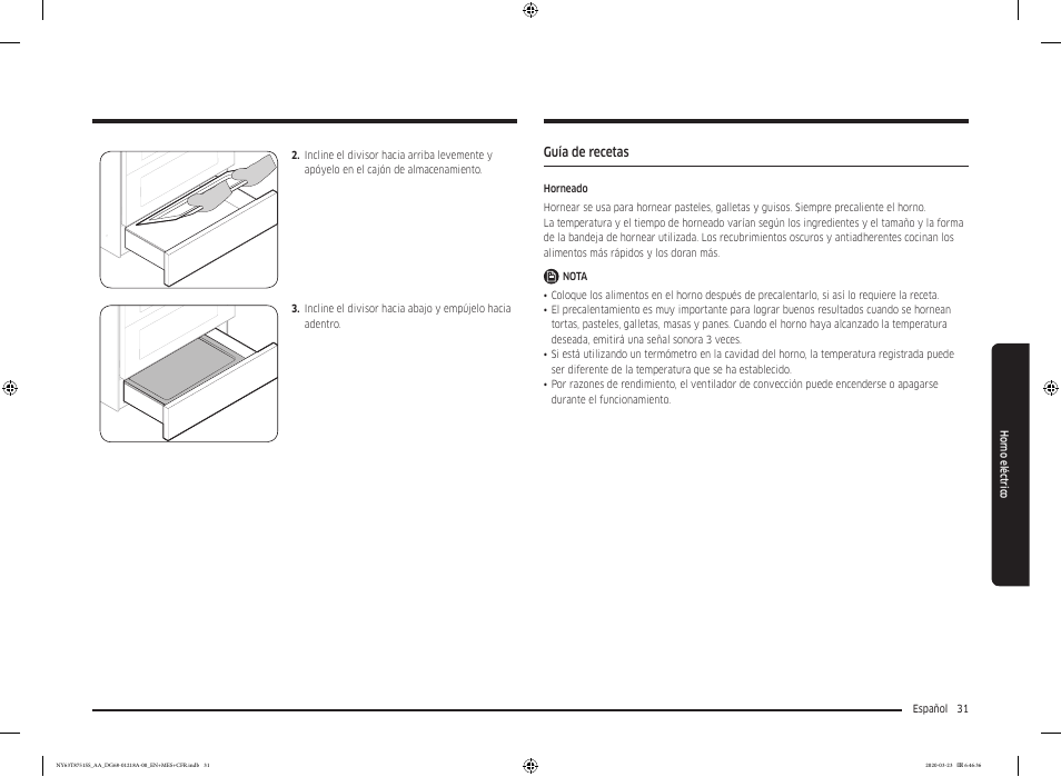 Guía de recetas | Samsung 30 Inch Slide-in Dual Fuel Smart Range Owner Manual User Manual | Page 99 / 204