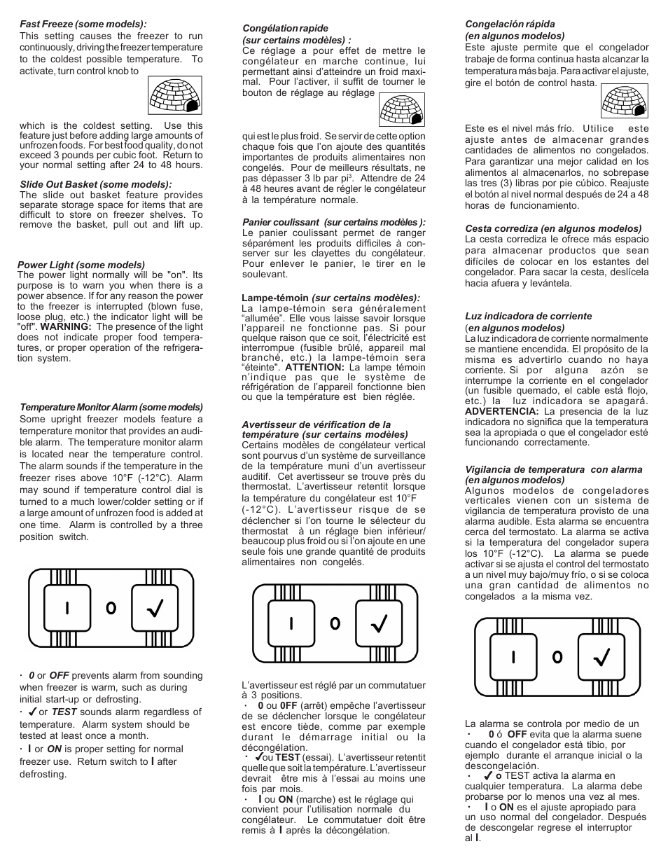 Danby DUF1166W User Manual | Page 4 / 8