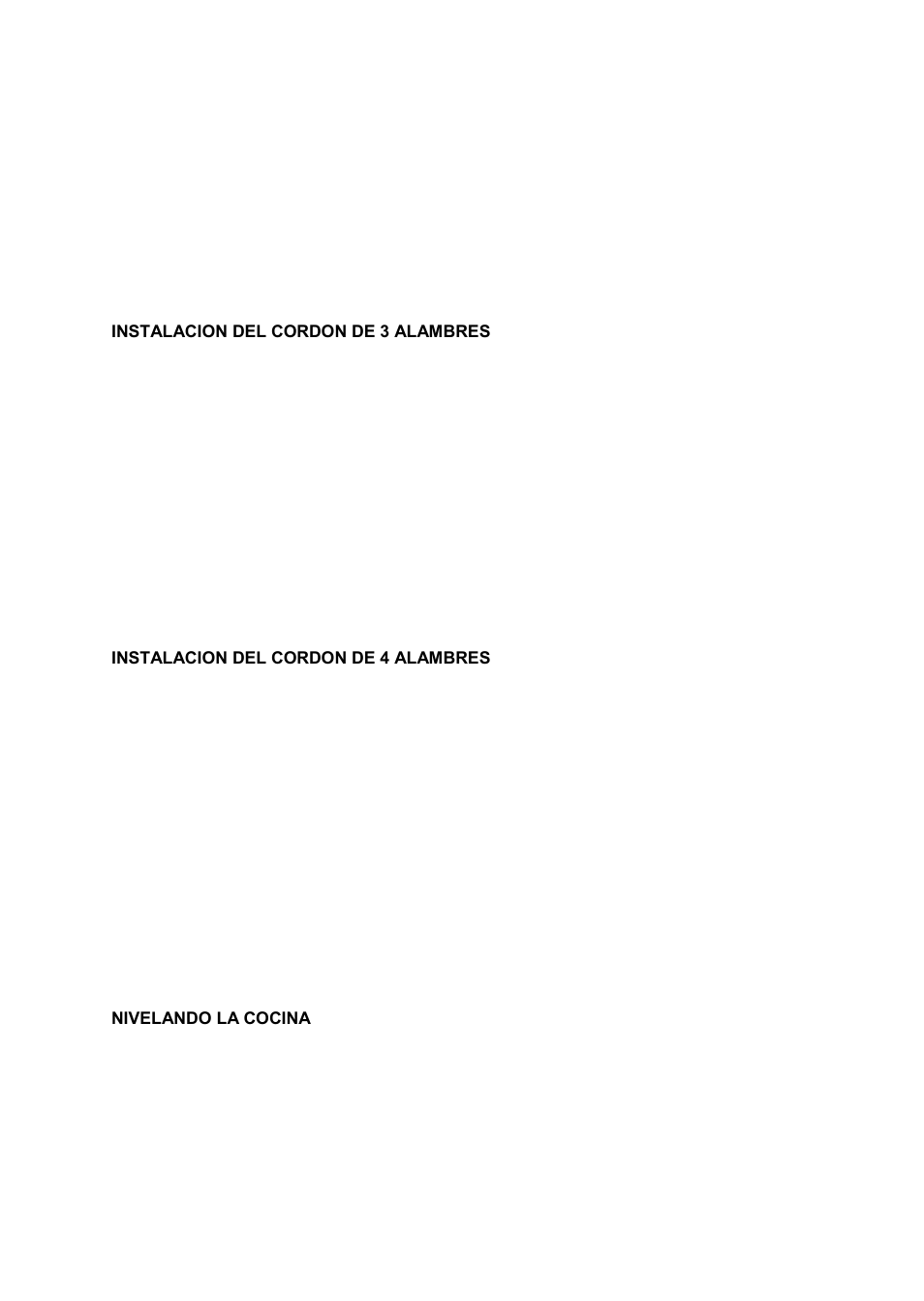 Avanti 20 Inch Electric Range Installation Guide User Manual | Page 28 / 68