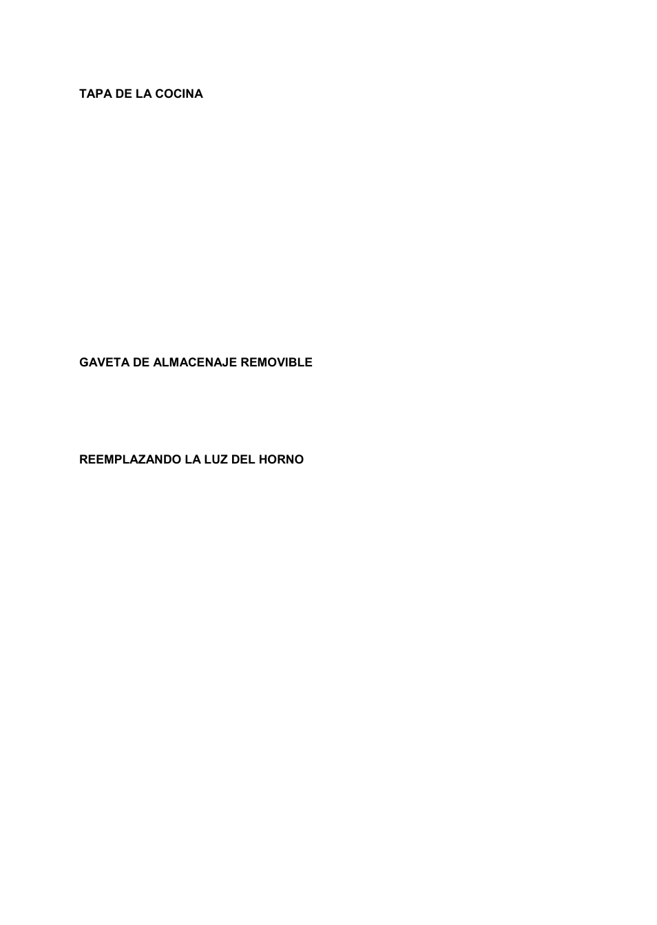 Avanti 20 Inch Electric Range Installation Guide User Manual | Page 38 / 68
