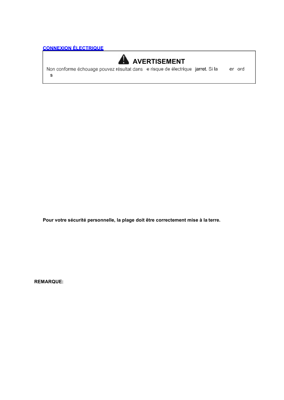 Avertisement | Avanti 20 Inch Electric Range Installation Guide User Manual | Page 50 / 68