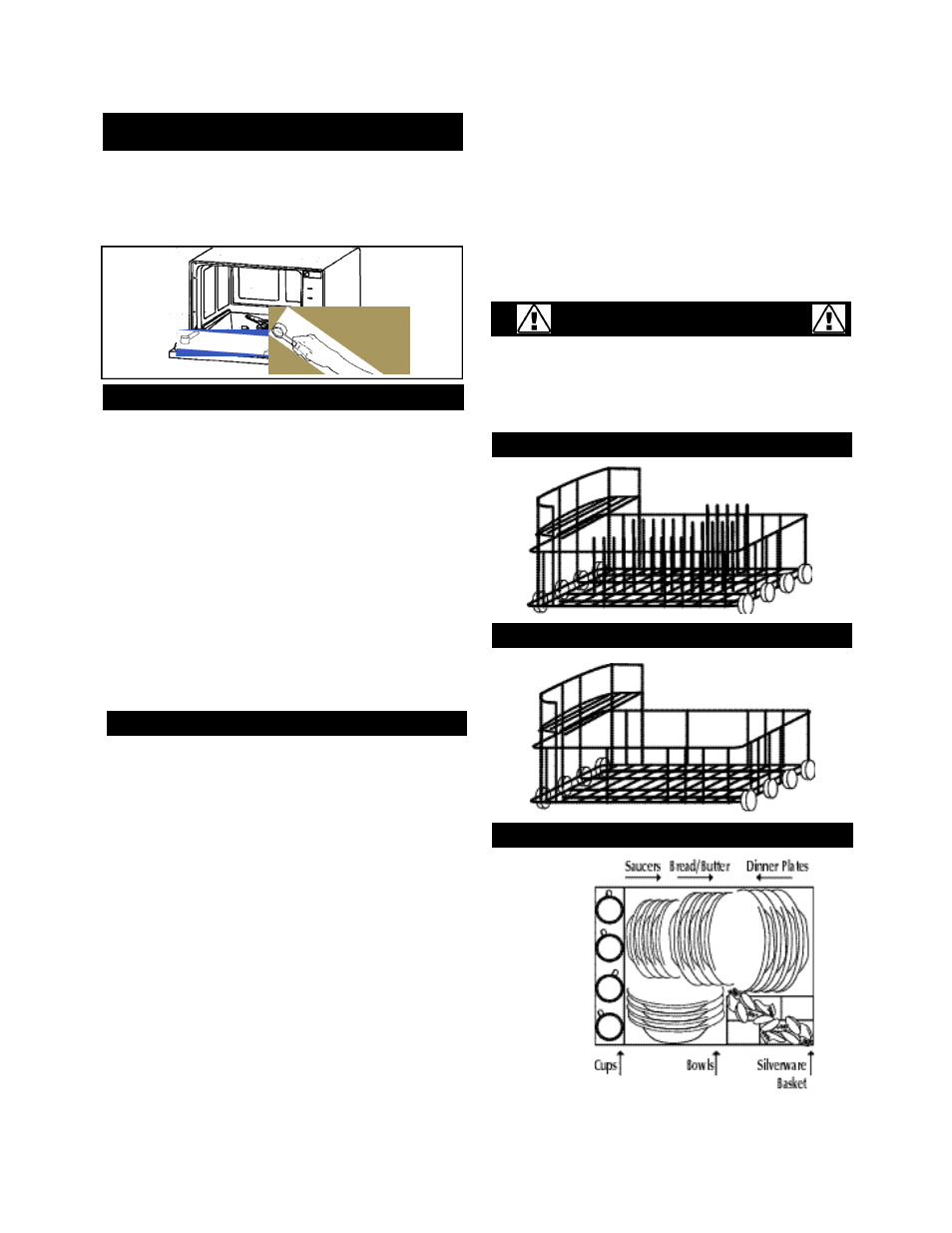 Warning | Danby DDW396W User Manual | Page 10 / 31