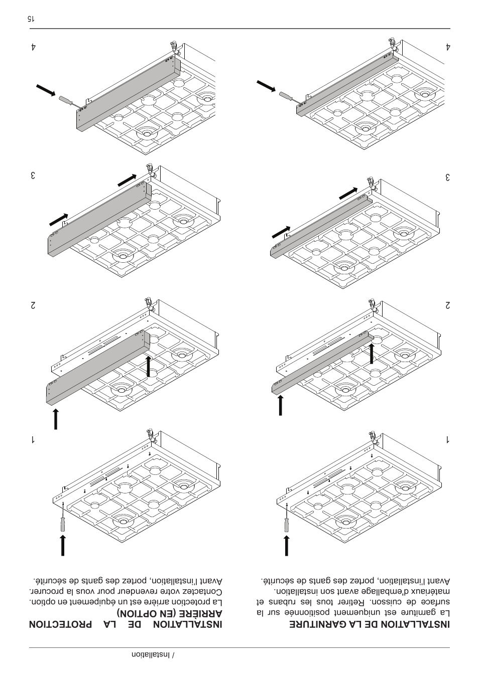 Bertazzoni Master Series 36 Inch Gas Rangetop Installation, Use & Care Manual User Manual | Page 46 / 60