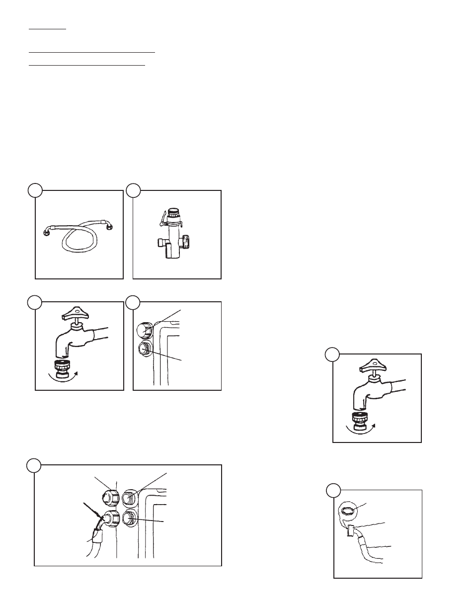 Connecting the water inlet hose | Danby DWM99W User Manual | Page 8 / 56