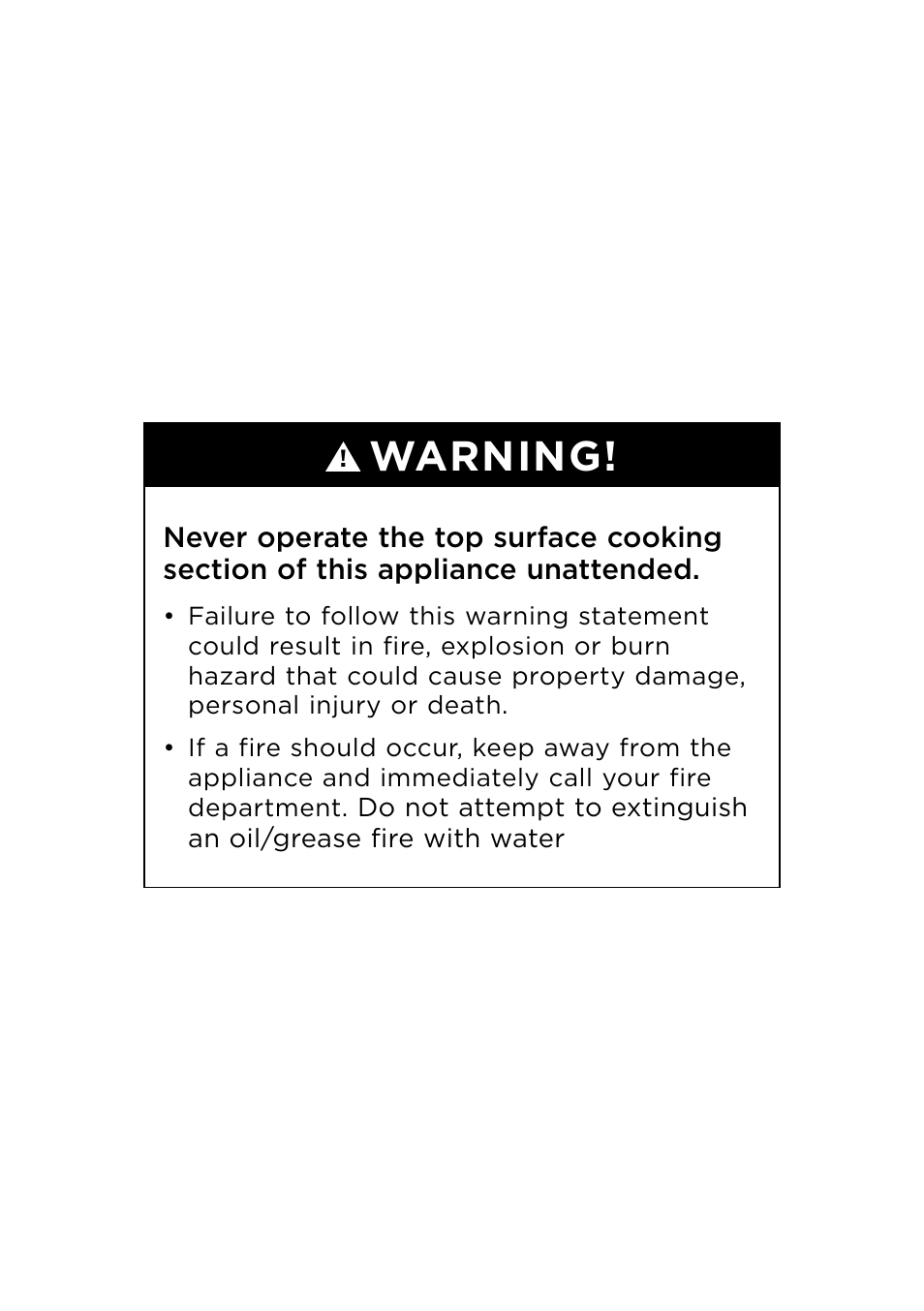 Warning | Fisher & Paykel Series 7 Professional Series 36 Inch Gas Cooktop User Guide User Manual | Page 3 / 40