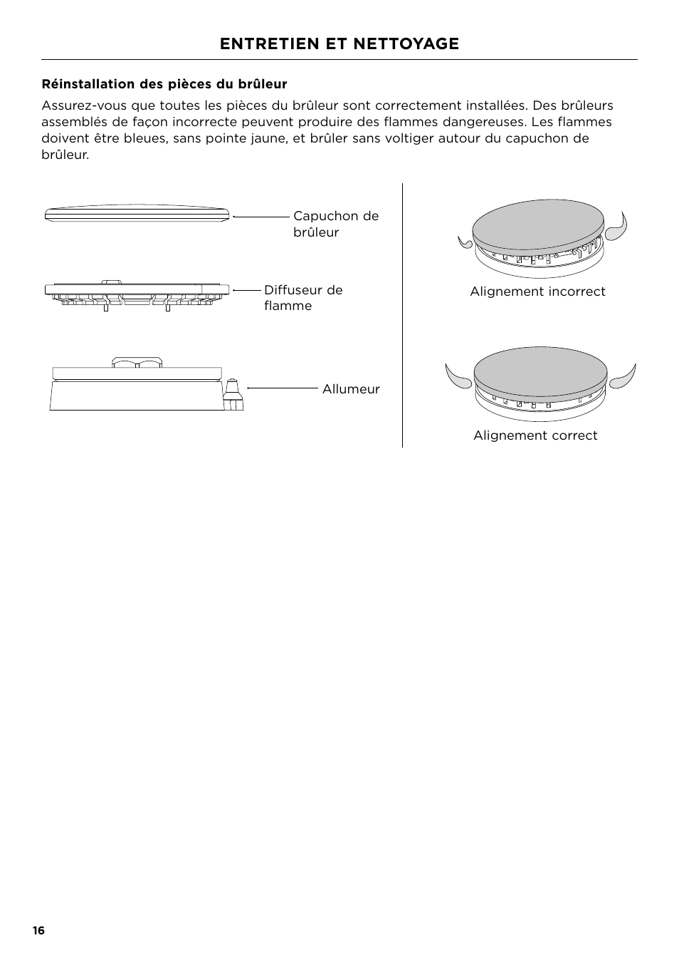 Entretien et nettoyage | Fisher & Paykel Series 7 Professional Series 36 Inch Gas Cooktop User Guide User Manual | Page 36 / 40