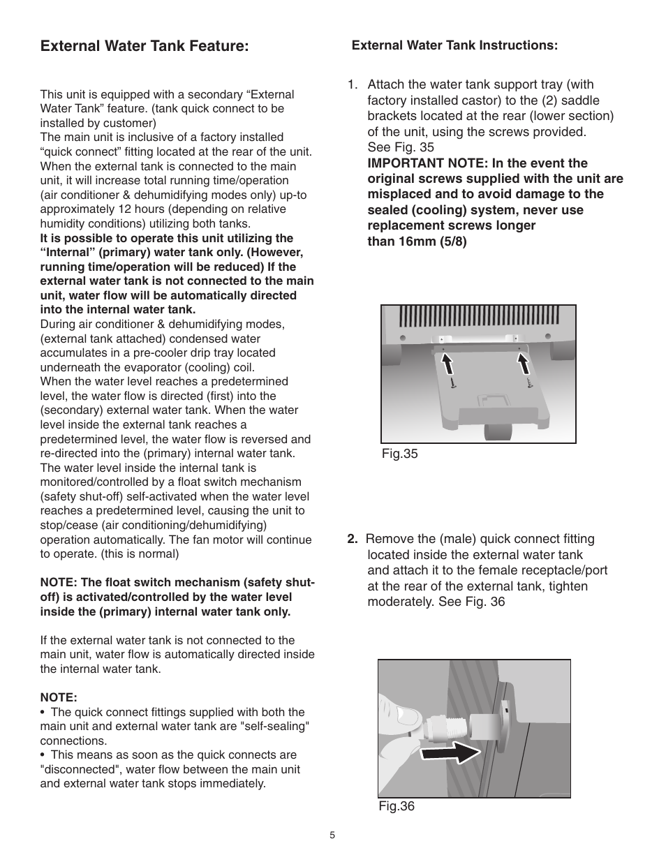 Danby SPAC8499 User Manual | Page 11 / 71