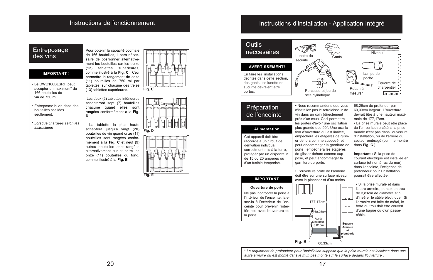 Danby Silhouette DWC166BLSRH User Manual | Page 19 / 20