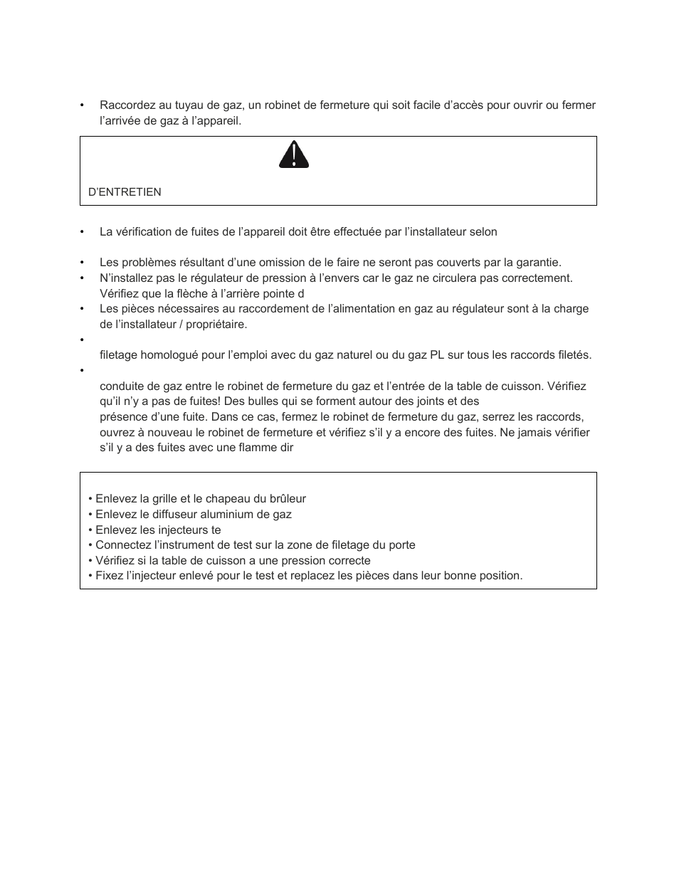 Attention | Summit 30 Inch Gas Cooktop Use and Care Manual User Manual | Page 30 / 40