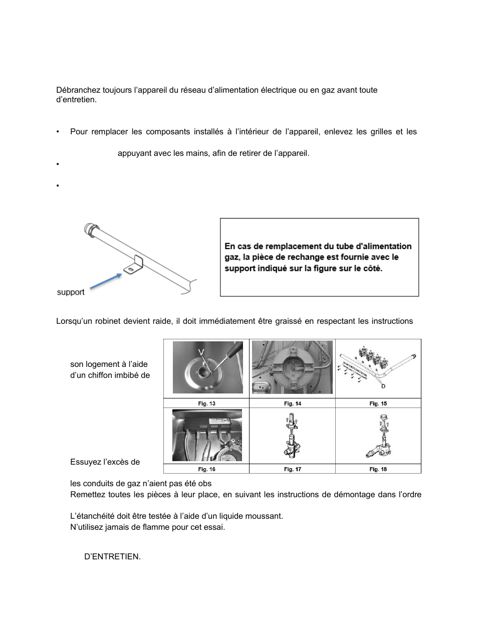 Entretien | Summit 30 Inch Gas Cooktop Use and Care Manual User Manual | Page 39 / 40