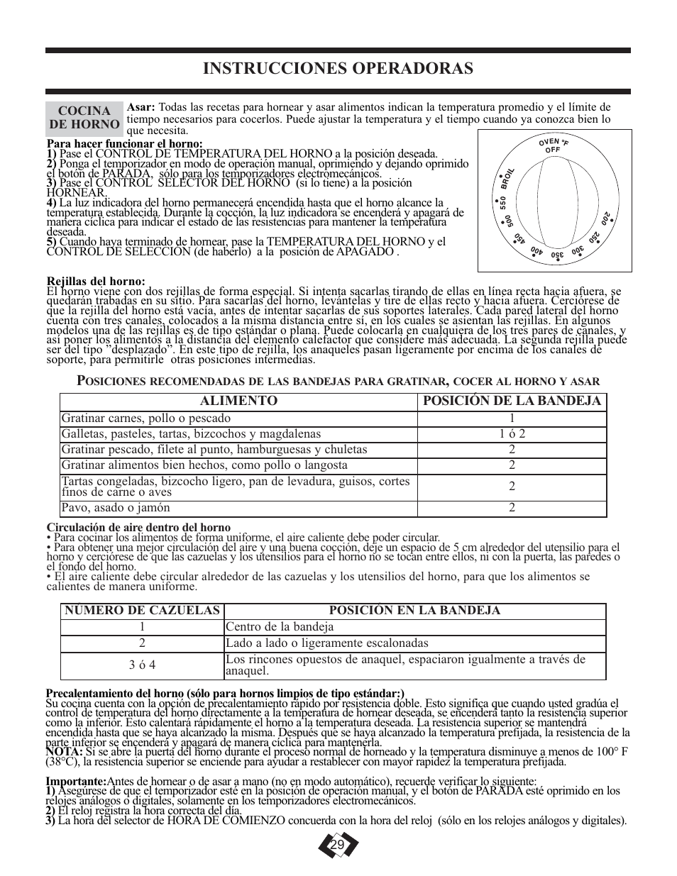 Instrucciones operadoras | Danby DER3099BL User Manual | Page 28 / 32