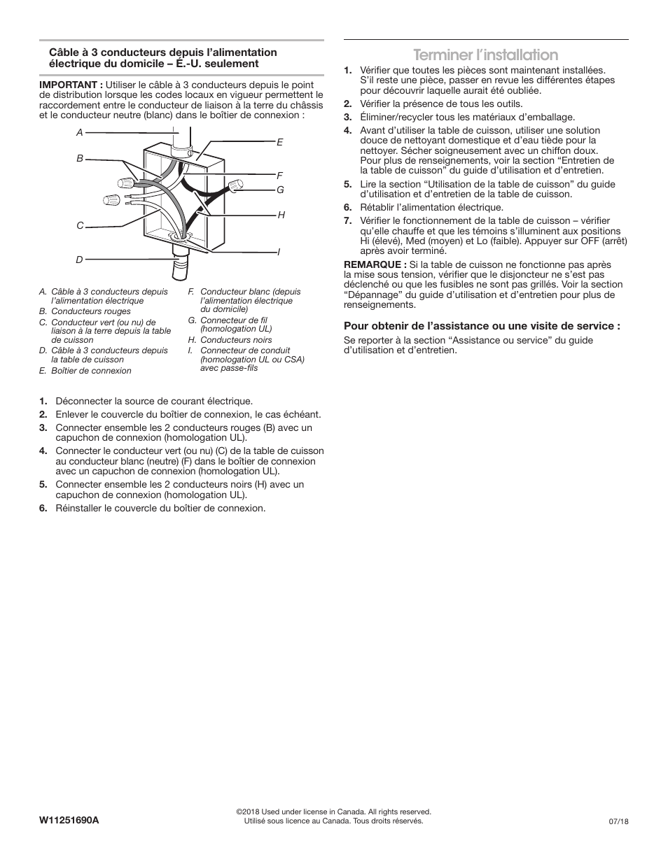 Terminer l’installation | JennAir Lustre Stainless Series 36 Inch Induction Cooktop Installation Instructions User Manual | Page 16 / 16